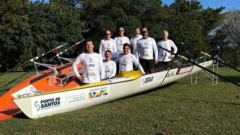 remadores do projeto Hans Staden 500 anos