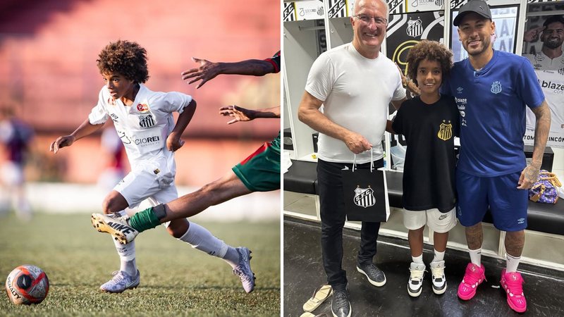 Saiba quem é o prodígio da base do Santos, alçado a ‘novo Neymar’; futebol do menino de 12 anos impressiona