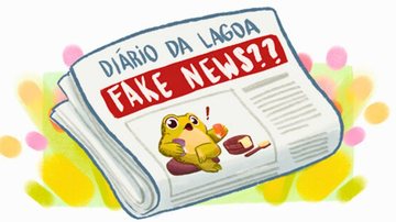 ilustração do Instituto Butatan com o tema: o sapo não lava o pé