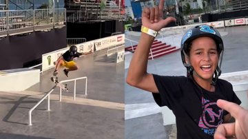 Natural do bairro José Menino, Paulinho treina em pistas como o Santos Skatepark Chorão - Divulgação/Prefeitura de Santos