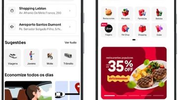 Nova estratégia une mobilidade e delivery em uma só plataforma - Reprodução/Internet