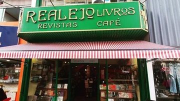 Fachada da Realejo Livros, de Santos