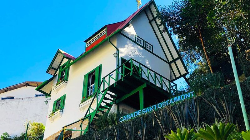 casa onde Santos Dumont passava as férias de verão em Petrópolis - Foto Jéssica Aquino