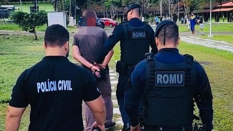 Polícia Civil e Romu efetuam prisão de foragido da Justiça em Itanhaém