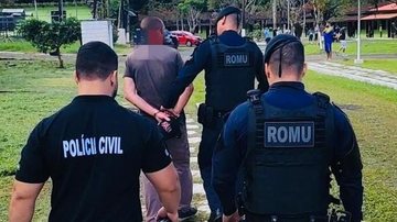 Polícia Civil e Romu efetuam prisão de foragido da Justiça em Itanhaém