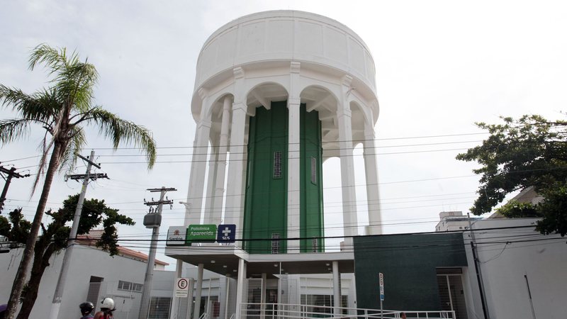 Antiga caixa d´água em Santos