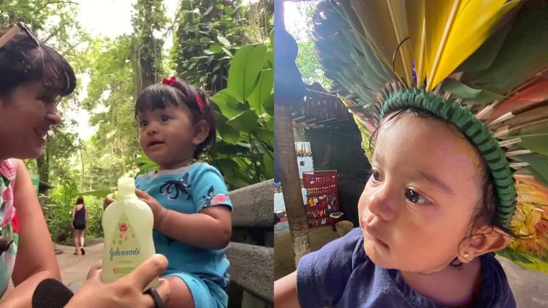 Bebê indígena do litoral de SP disputa campanha nacional da Johnson’s; saiba como ajudar