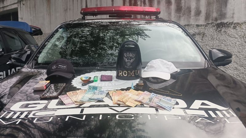 GCM apreende dois adolescentes por tráfico de drogas na Aparecida, em Santos