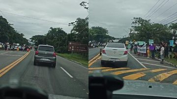 Indígenas reagem a projeto do Senado e fecham rodovia em protesto no litoral de SP