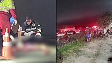 Pedestre é atropelado por diversos veículos ao tentar atravessar rodovia, em Guarujá