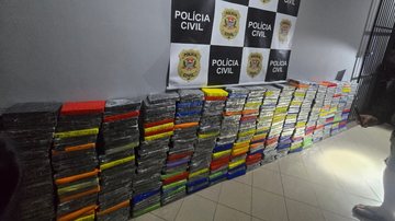 Polícia Civil apreende meia tonelada de cocaína em São Sebastião