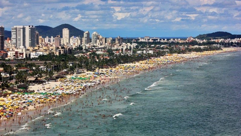 Praia da Enseada, em Guarujá