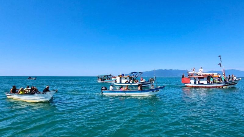 Procissão Marítima em Caraguatatuba