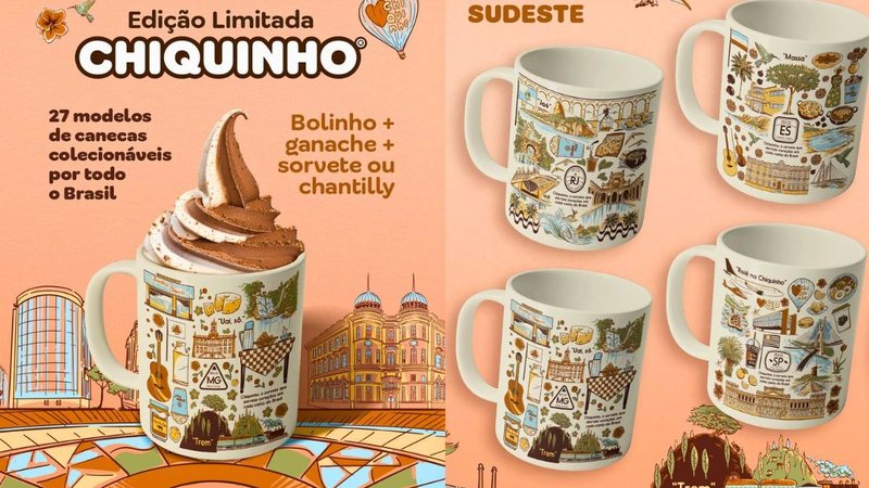 Canecas personalizadas Chiquinho Sorvetes