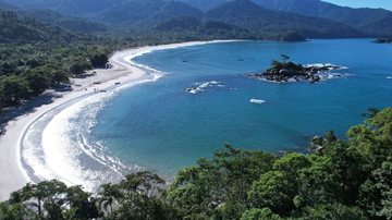 Praia de Castelhanos, em Ilhabela