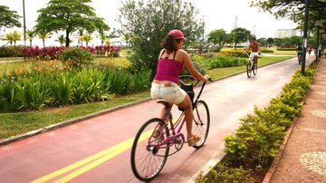 Ciclovia da orla de Santos