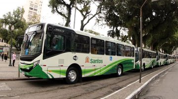 Santos coloca em circulação 18 novos ônibus com ar-condicionado, Wi-Fi e menos poluição