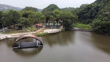 Lagoa da Saudade, em Santos