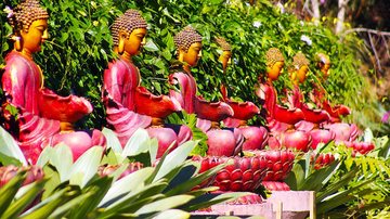 Santuário Vale do Amor reúne tradições de diversas religiões, como budismo, taoísmo, hinduísmo, cristianismo e umbanda