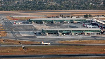 Aeroporto Internacional de Brasília - Presidente Juscelino Kubitschek, visto de cima