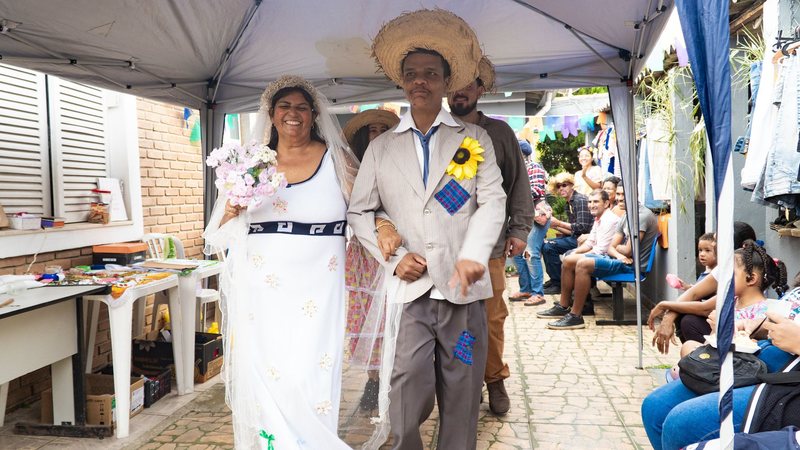 Arraiá do Caps encerra julho com festa aberta a pacientes e familiares, em Bertioga