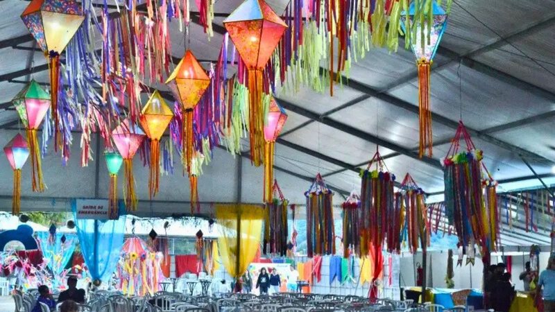 Decoração do Arraial Gastronômico