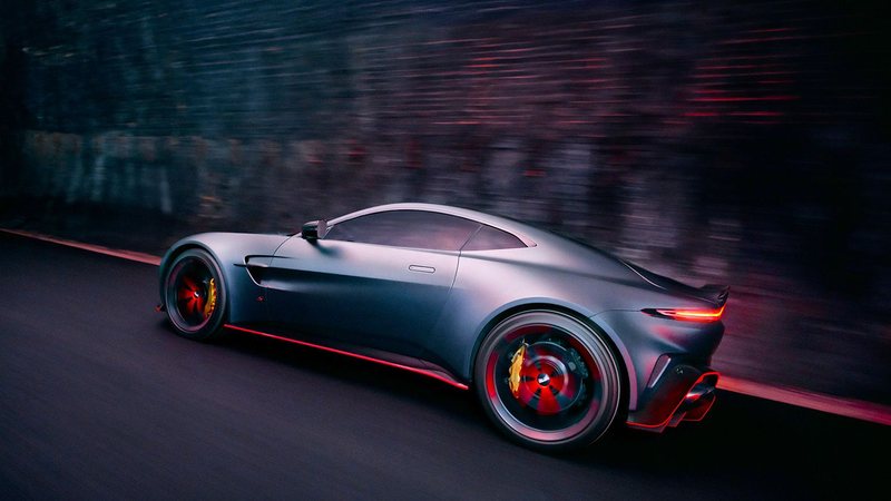 Velocidade máxima do luxuoso esportivo é 325km/h - Divulgação / Aston Martin