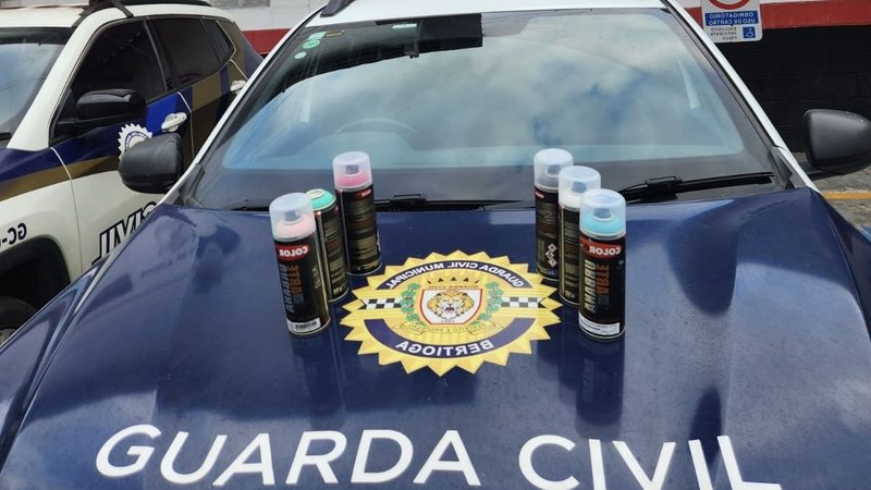 Câmeras flagram tentativa de vandalismo em pista de skate em Bertioga