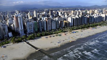 Avenida da praia será parcialmente fechada para o trânsito, em Santos