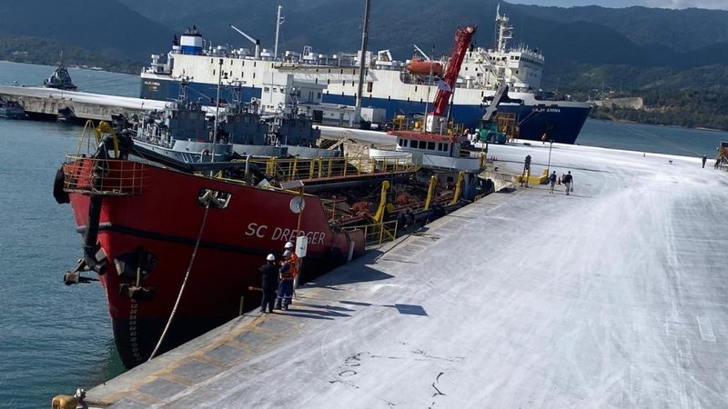 Dragagem no litoral norte melhora entrada de navios