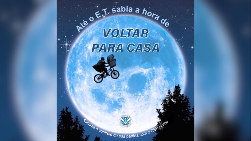 Embaixada dos EUA no Brasil usa imagem de E.T. e diz para 'voltar pra casa com dignidade'