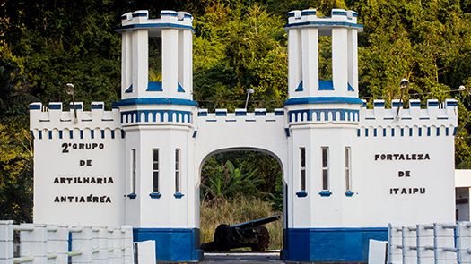 Fortaleza de Itaipu, em Praia Grande