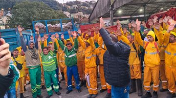 Greve da limpeza urbana no litoral de SP tem acordo com reajuste de 7% nos salários