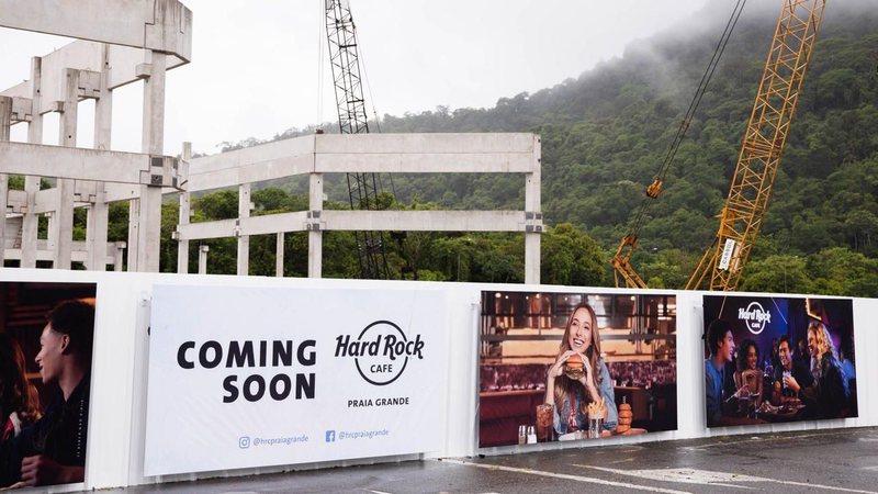 Obras no Litoral Plaza Shopping, em Praia Grande