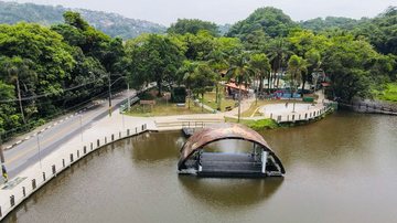 Lagoa da Saudade, em Santos
