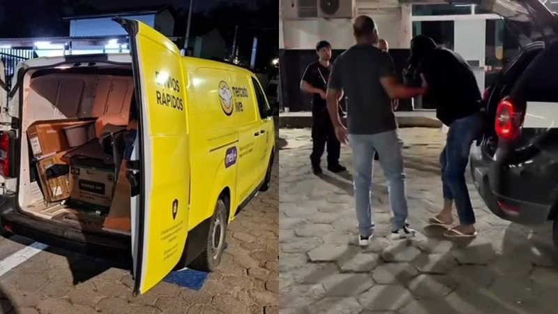 Mercadorias do Mercado Livre são roubadas e motorista é feito refém no litoral de SP