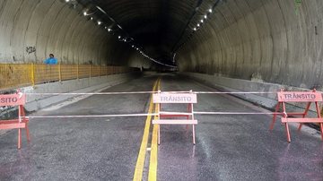 Obras no túnel da Vila Zilda geram transtornos em Guarujá; novas interdições são programadas