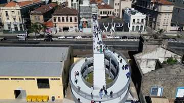 Passarela porto-cidade será fechada por três dias, em Santos