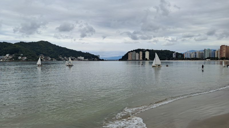 Praia do Gonzaguinha, em São Vicente