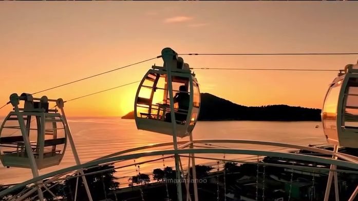 Que tal assistir ao amanhecer no topo da maior roda-gigante do litoral de SP?