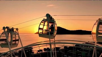 Que tal assistir ao amanhecer no topo da maior roda-gigante do litoral de SP?