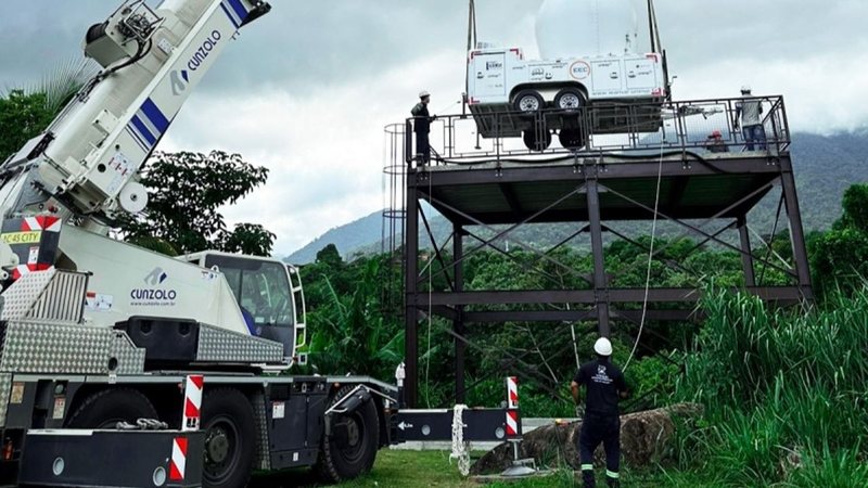 Radar no litoral de SP detecta chuvas não captadas por outros equipamentos