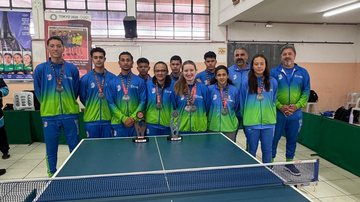 Tênis de mesa de Bertioga conquista quatro medalhas nos Jogos Regionais