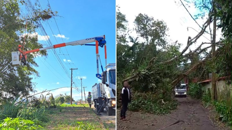 Moradores do litoral norte de SP se revoltam com terceiro dia sem energia alétrica