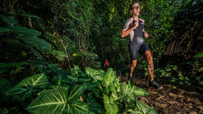 Corrida em trilha é uma das quatro modalidades da competição