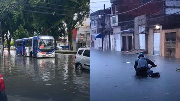 Pontos de alagamento na Baixada Santista