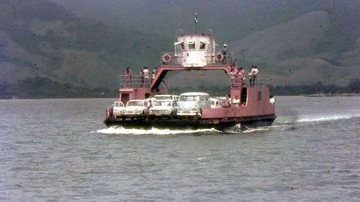 Balsa de Ilhabela em 1973