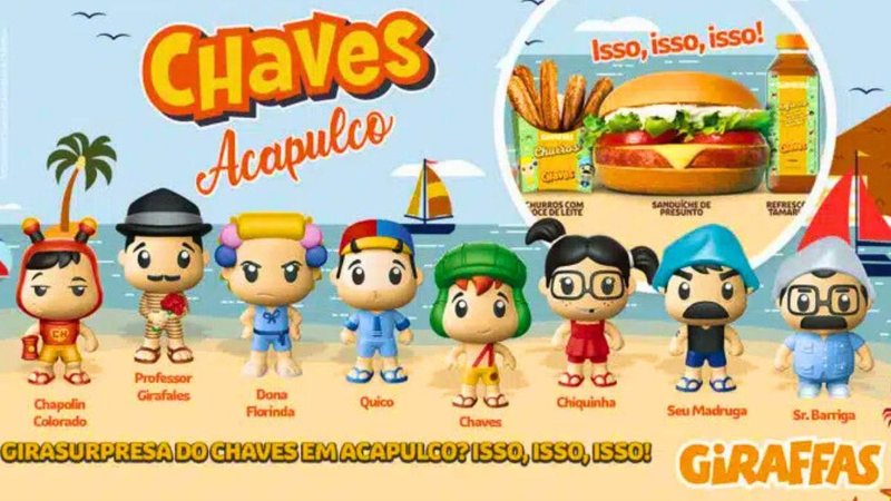 Combo Chaves Acapulco Giraffas