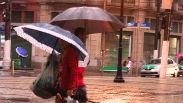 Chuva em Santos