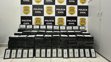 Cocaína apreendida